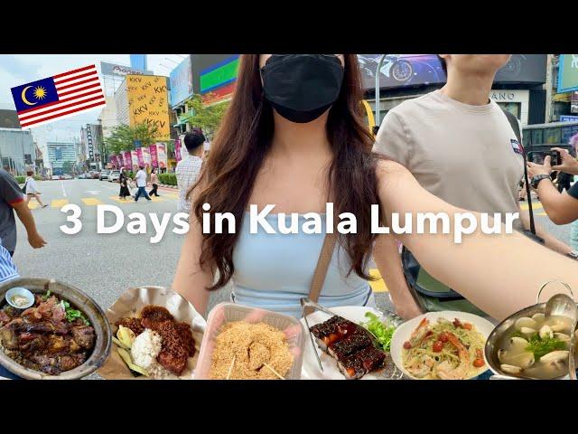 3D2N in Kuala Lumpur, Malaysia | MUST-TRY FOOD! | Fly from JB to KL *worth it*