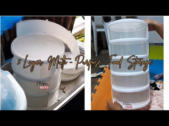 Minivlog: 5 Layer & 3 Layer Household Multi layer Food Storage Box Anti flies Review