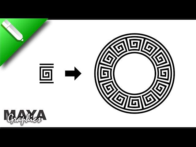 Repeating Objects Around Shapes in CorelDRAW | Coreldraw tutorial | Maya Graphics