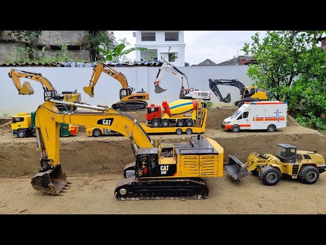 Máy Xúc Siêu Khủng Làm Việc Trên Công Trình, Xe Múc Khổng Lồ, Xe Cẩu, Ô Tô Đồ Chơi, Xe Tải Excavator