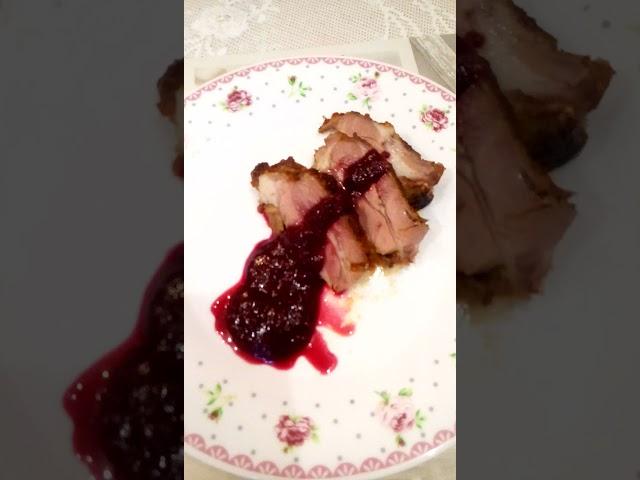 Вкусное мясо Козлятина с кислосладким виноградным соусом  Козлятина @Сельская Жизнь @Кухня_наизнанку