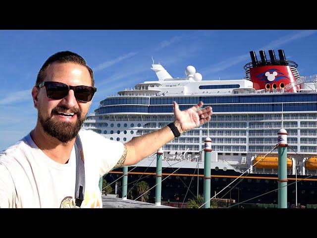 Disney's NEWEST Cruise Ship! | Treasure Embarkation Day, Exploring, Haunted Mansion Parlor & More!