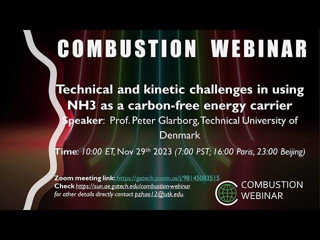 Technical and kinetic challenges in using NH3 as a carbon-free energy carrier