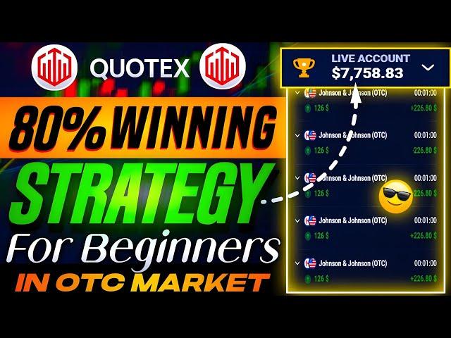 try this new quotex strategy for otc market  | beginners must watch ️ | quotex trading strategy