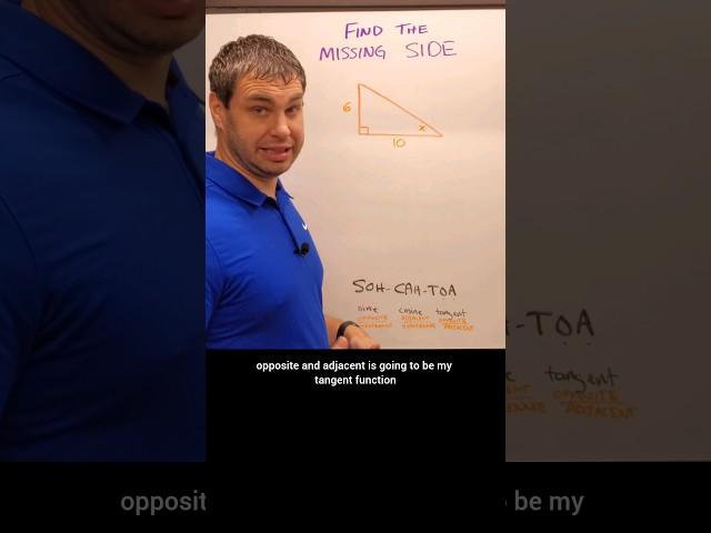 Find Missing Angle in a Right Triangle using Tangent