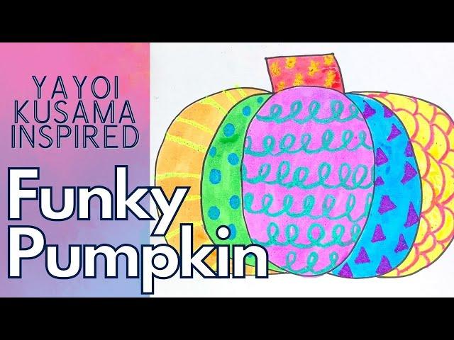 Yayoi Kusama Inspired Pumpkin Painting