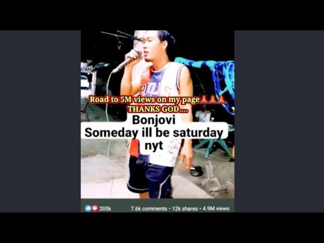 BONJOVI - SOMEDAY ILL BE SATURDAY NIGHT - MARK MADRIAGA COVER