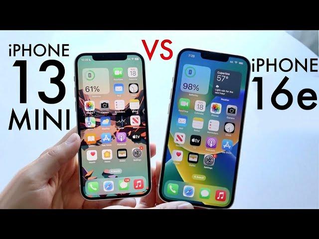 iPhone 16e Vs iPhone 13 Mini! (Comparison) (Review)