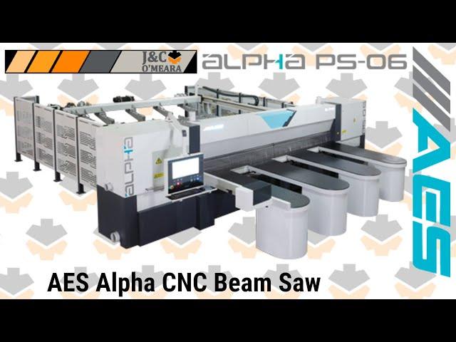 Alpha CNC Beam saw by AES. Very fast panel processing