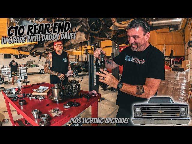 Daddy Dave to the Rescue! Locker and Gear Install in the 1985 LS Swapped Procharged C10!