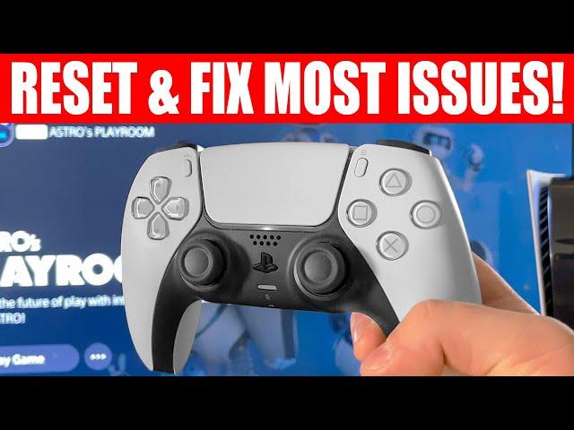 How to Reset PS5 Controller & Fix Most Issues - Full Guide