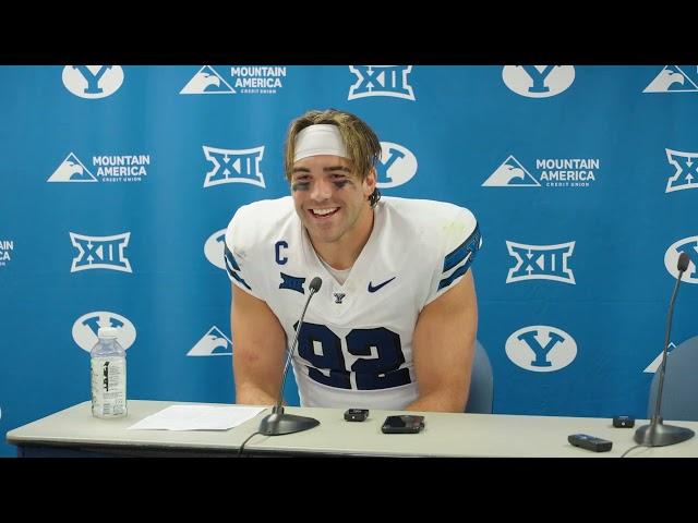 Tyler Batty | BYU Football | Postgame | Kansas State | September 17, 2024