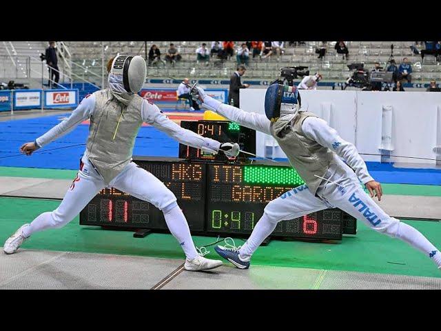 CHEUNG Ka Long 張家朗 vs Daniele GAROZZO - 2024 Turin Grand Prix T16 | Hong Kong  香港  vs Italy 