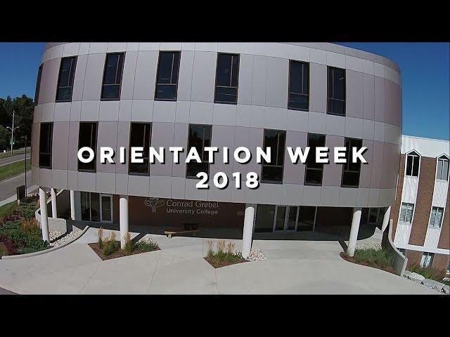 Conrad Grebel Orientation Week 2018