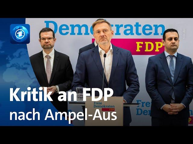 Empörung bei SPD und Grünen nach Berichten über FDP-Pläne für Ampel-Aus