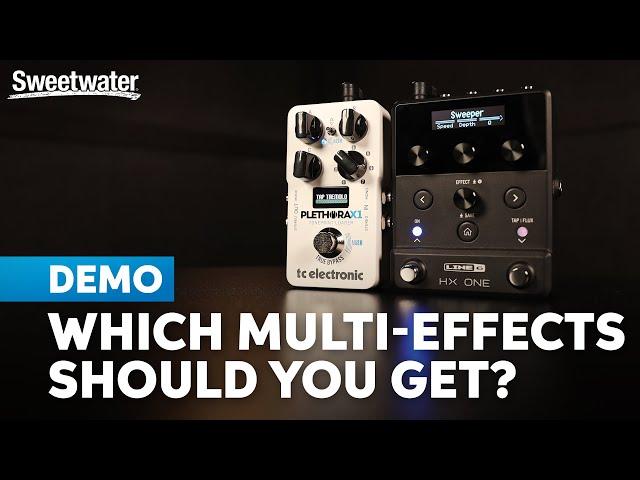 TC Electronic Plethora X1 or Line 6 HX One: Which Multi-effects Pedal Would You Choose?