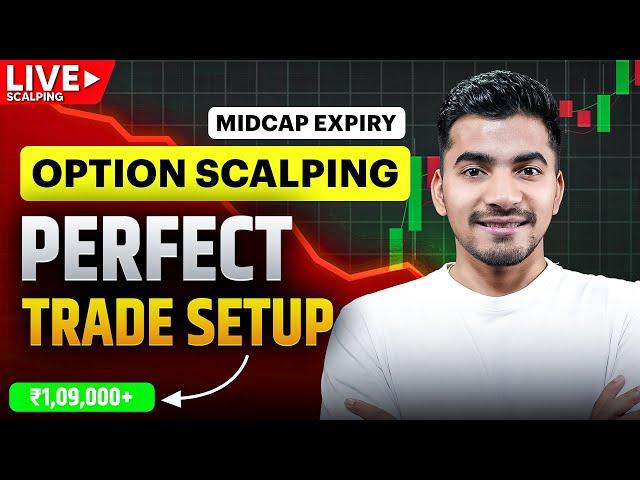 Live Midcap Expiry Option Scalping | Live market trading