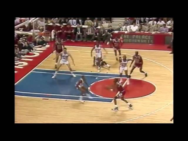 Michael Jordan Smooth Pass 1989 ECF Game 1