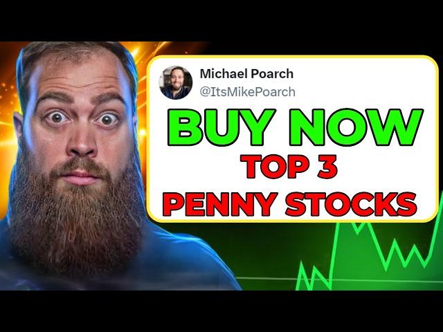 Top 3 Penny Stocks to Buy NOW for HUGE Growth (Crypto, AI, Biotech & More!)