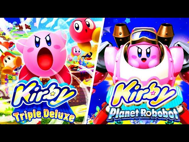 Kirby: Triple Deluxe + Planet Robobot - Full Game Series - No Damage 100% Walkthrough