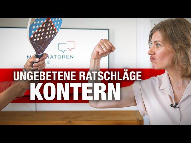 Umgang mit Besserwissern I So reagierst du souverän auf ungebetene Ratschläge | Nicole Krieger