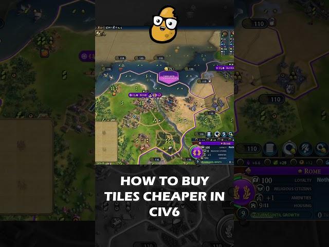 How to save money when buying tiles in Civ 6 - PotatoMcWhiskey