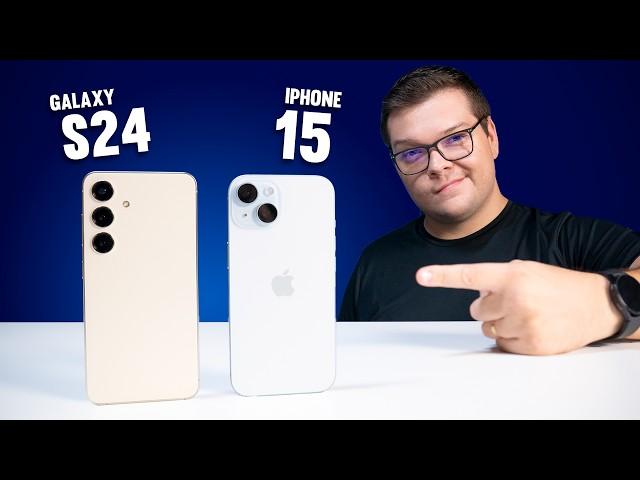 Galaxy S24 vs iPhone 15! Comparativo COMPLETO