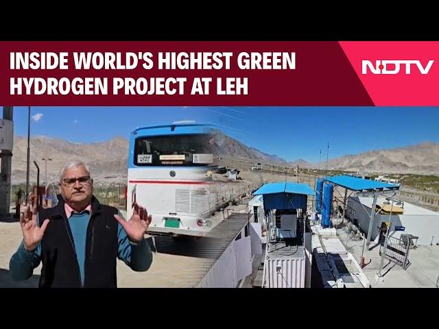 Green Hydrogen Project At Leh | Inside World's Highest Green Hydrogen Project At Leh