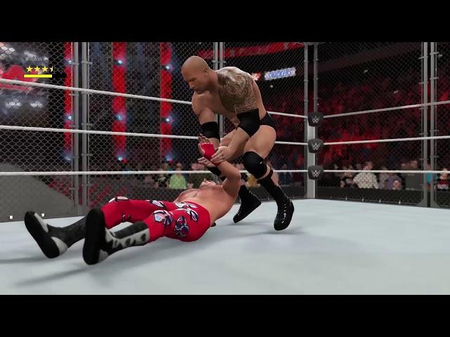 The Rock vs Shawn Michael - Hell In The Cell - 1080p Full HD