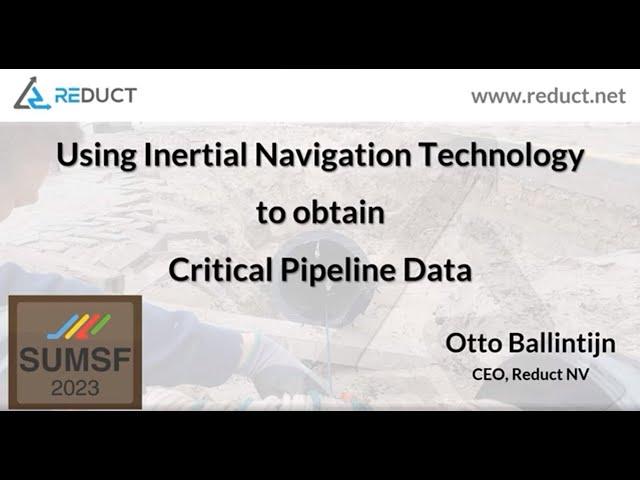 Using Inertial Navigation Technology to obtain Critical Pipeline Data