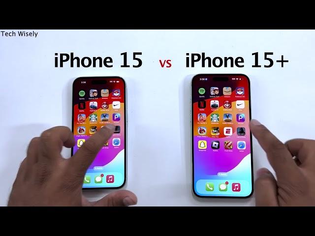 iPhone 15 vs 15 Plus - Speed Performance Test