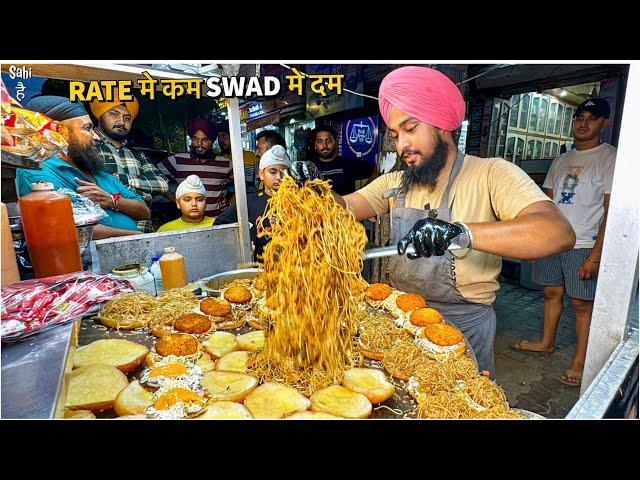 Jatt 30/- Mr Super Singh ka VFM Punjabi Burger | Street Food India New