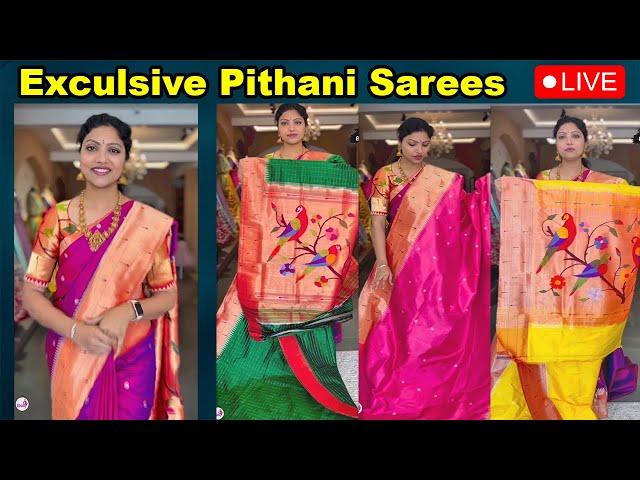 Latest Paithani Sarees With Prices | Teja Sarees |@brideessentials #pithani #saree