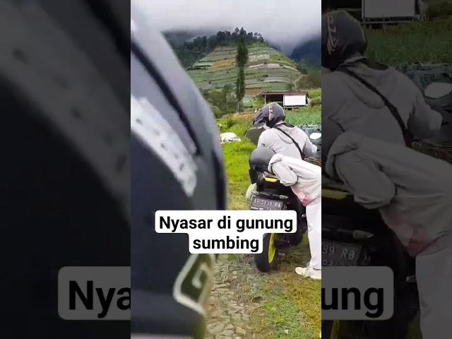 kesasar di gunung Sumbing, PAKAI MOTOR