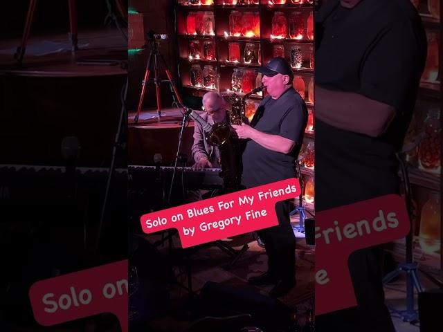 Robert Anchipolovsky Solo on Blues For My Friends #jazz #baritonesax #jazzsolo #livemusic #blues