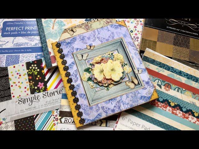 Use Up Your 6x6 Paper Pad - Mini Album Tutorial