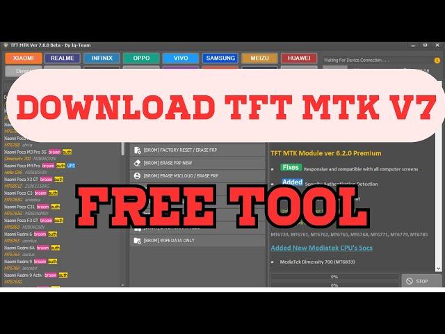 Download TFT MTK Module 7 0 0 Beta Premium tool