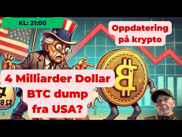 På farten | USA DUMPE 69370 BITCOIN? | Krypto Labs #855