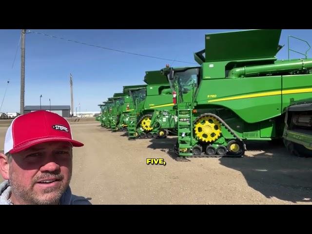 True North Equipment Auction - Combine line up