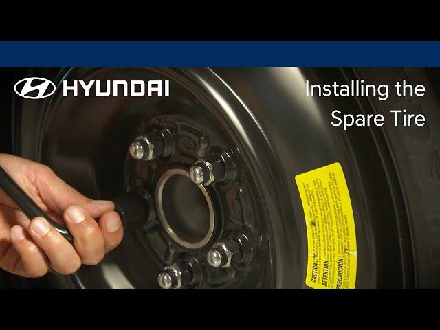 Installing the Spare Tire | Hyundai