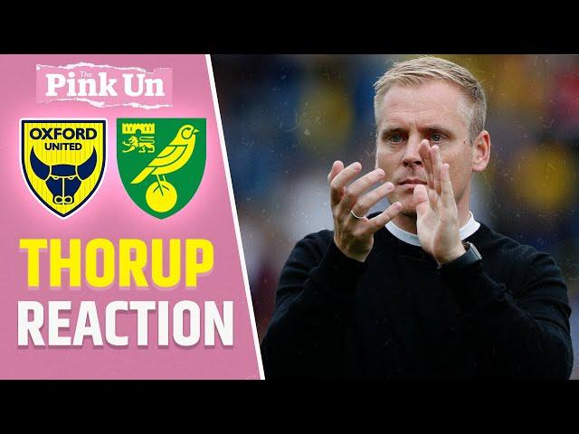 Johannes Hoff Thorup Reaction | Oxford United 2-0 Norwich City | The Pink Un