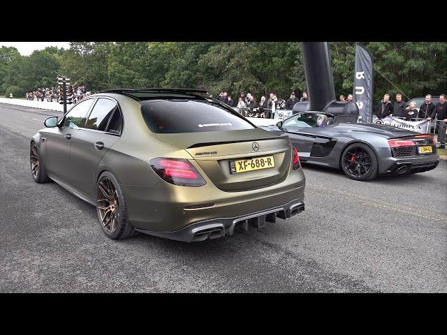 BRABUS Mercedes-AMG E63 S 4Matic+ vs Audi R8 V10 Spyder Performance