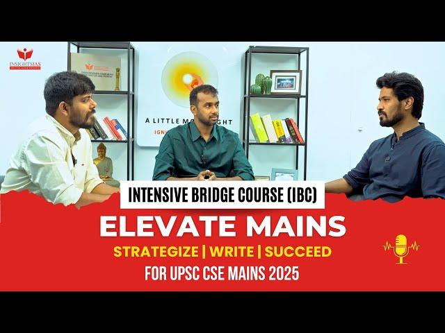 ️ [INSIGHTS IAS PODCAST – Mains 2025: The Way Forward to Top Ranks] With Vinay Kumar GB Sir