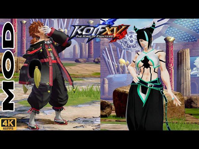 KOFXV mods | Meitenkun (Axl mod)  Luong (as Juri) | CPU vs CPU AI vs AI