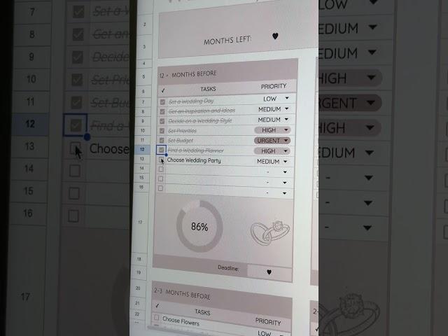 Ultimate Wedding Planner: Stay Organized with Google Sheets Checklist & Countdown #weddingplanner