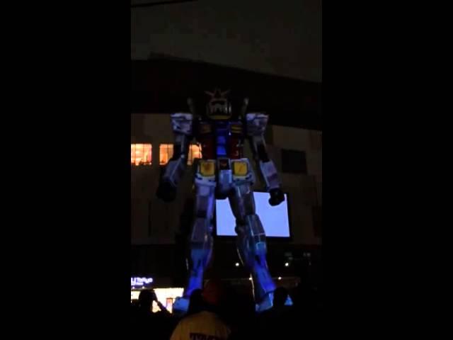 Gundam projection mapping (end)