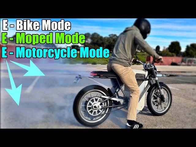 E - BIKE   To  E - MOTORCYCLE | Land Moto 3 in 1 Bike