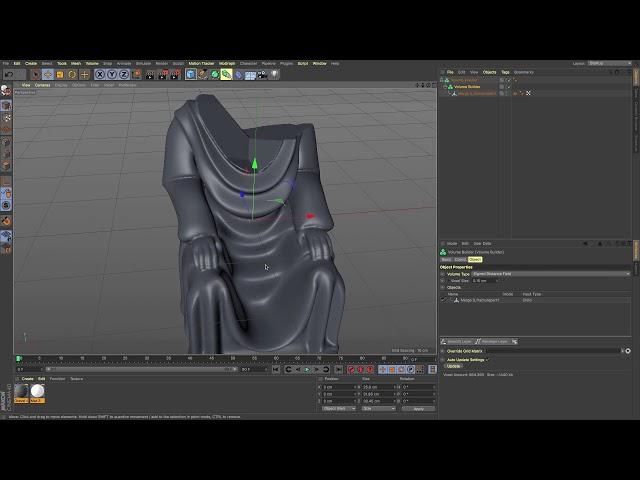 Cinema 4D Tutorial - Using OpenVDB to prepare for 3D Printing