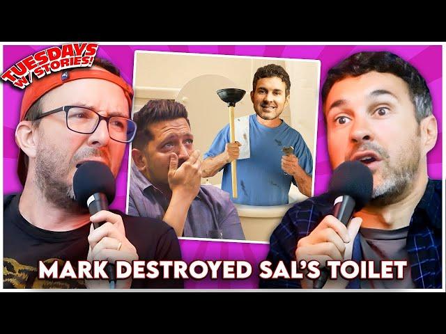 Mark Normand Completely Destroys Sal Vulcano's Toilet | Tuesdays w/ Stories! w/ Joe List