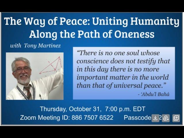 The Way of Peace: Uniting Humanity Along the Path of Oneness